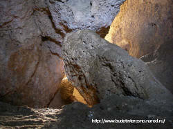 В пещере Рожнова - выход на скалы